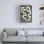 Art mural sur toile tendue - "Wall Trellis I" de Michael Willett pour décoration de salon, de chambre à coucher ou de bureau - 30 x 47