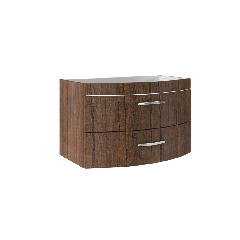 Trejo 80cm Single Bathroom Vanity Base Only, Oak Antique