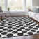 Premium Machine Washable Prisco Black Rug