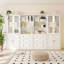 Armoire de cuisine avec portes en verre à fermeture douce Reshod l 94,5 po x H 71 po x P 15,7 po Reshod-1252259867