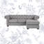 Canapé Chesterfield à accoudoirs roulés 92 po Huskins-1104768254