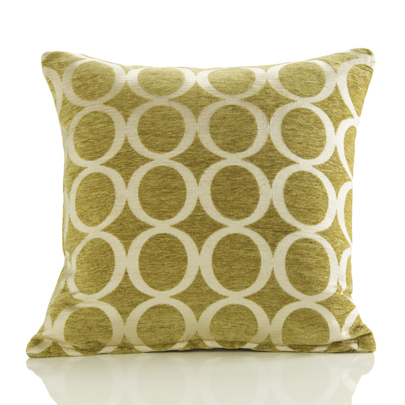 Broward Oh Cushion Cover, 45 x 45cm, Lime, Polyester/Polyfill