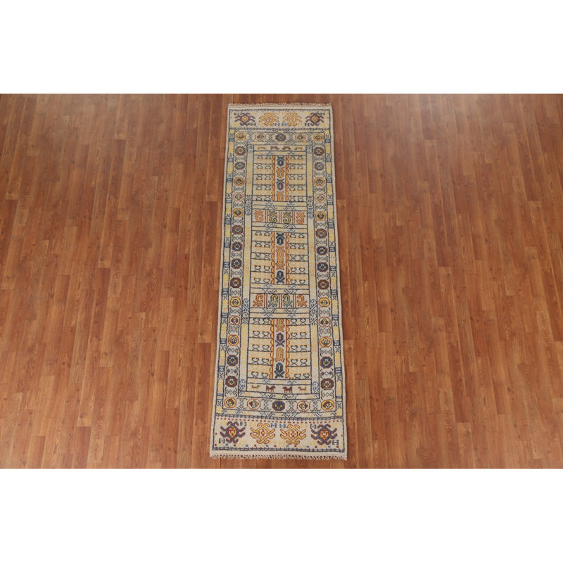 Tapis de couloir oriental géométrique 3x8