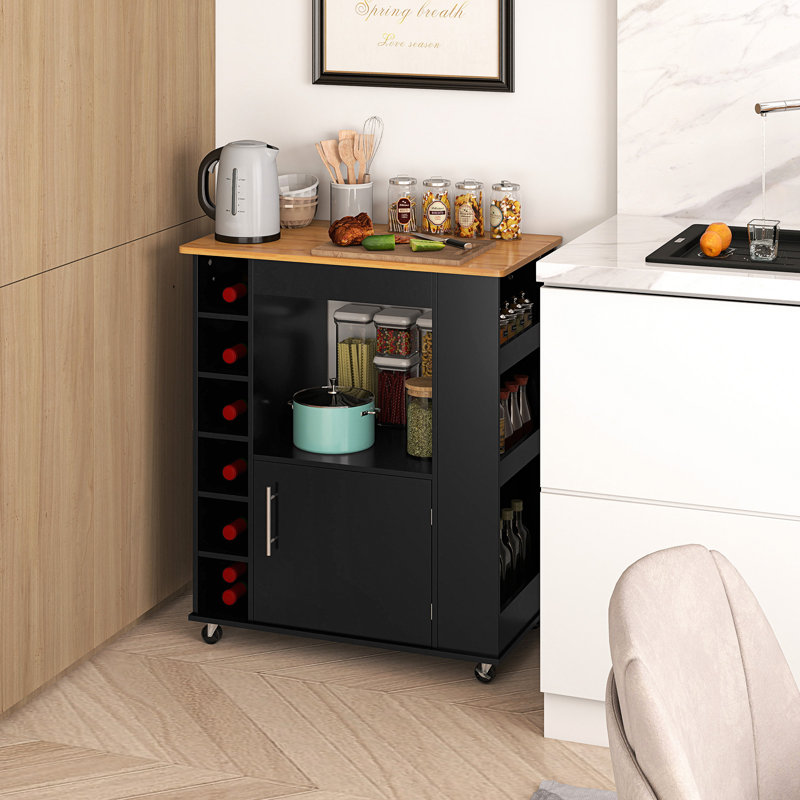 Wood Kitchen Cart