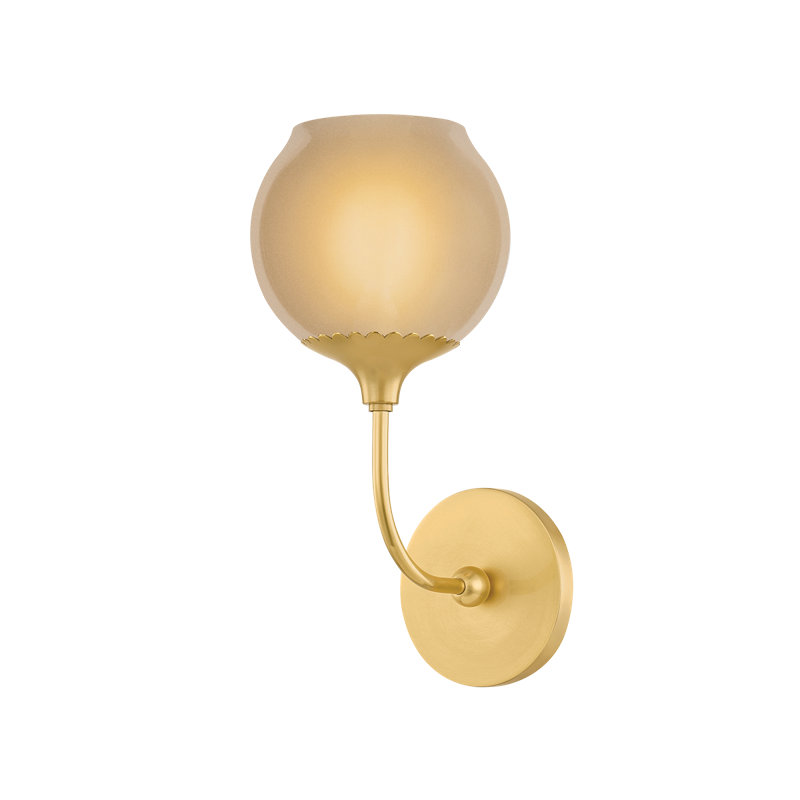 Applique murale Daya, H 12,5 po x l 6 po x P 7,5 po, Une lumière