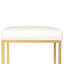 Tabouret de comptoir de cuisine moderne taupe foncé de 24 po avec repose-pieds rembourré Borough-55602656-115273438-72244469