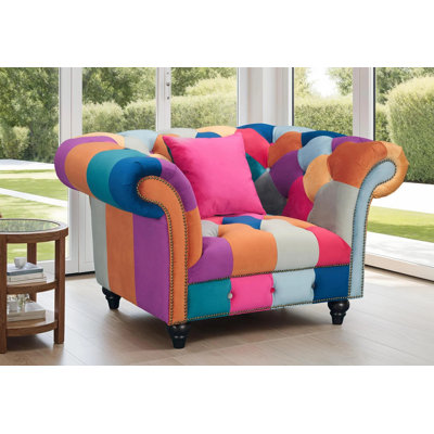 Reger Upholstered Chesterfield Chair