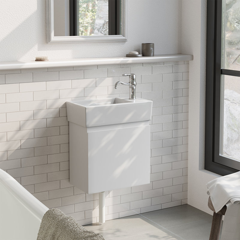 Bathroom Vanity with Integrated Basin