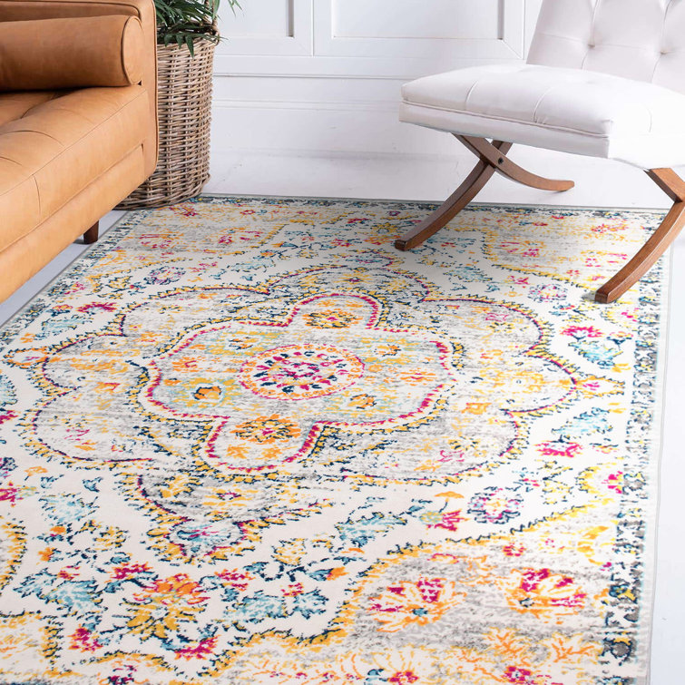 Noori Rug Webster Low-Pile Greg Rug - 7'10 x 10'0 - Blue/Ivory