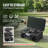 1.58 Cu.ft Weatherproof Hard Case with Retractable Pull Handles & Wheels  Protect