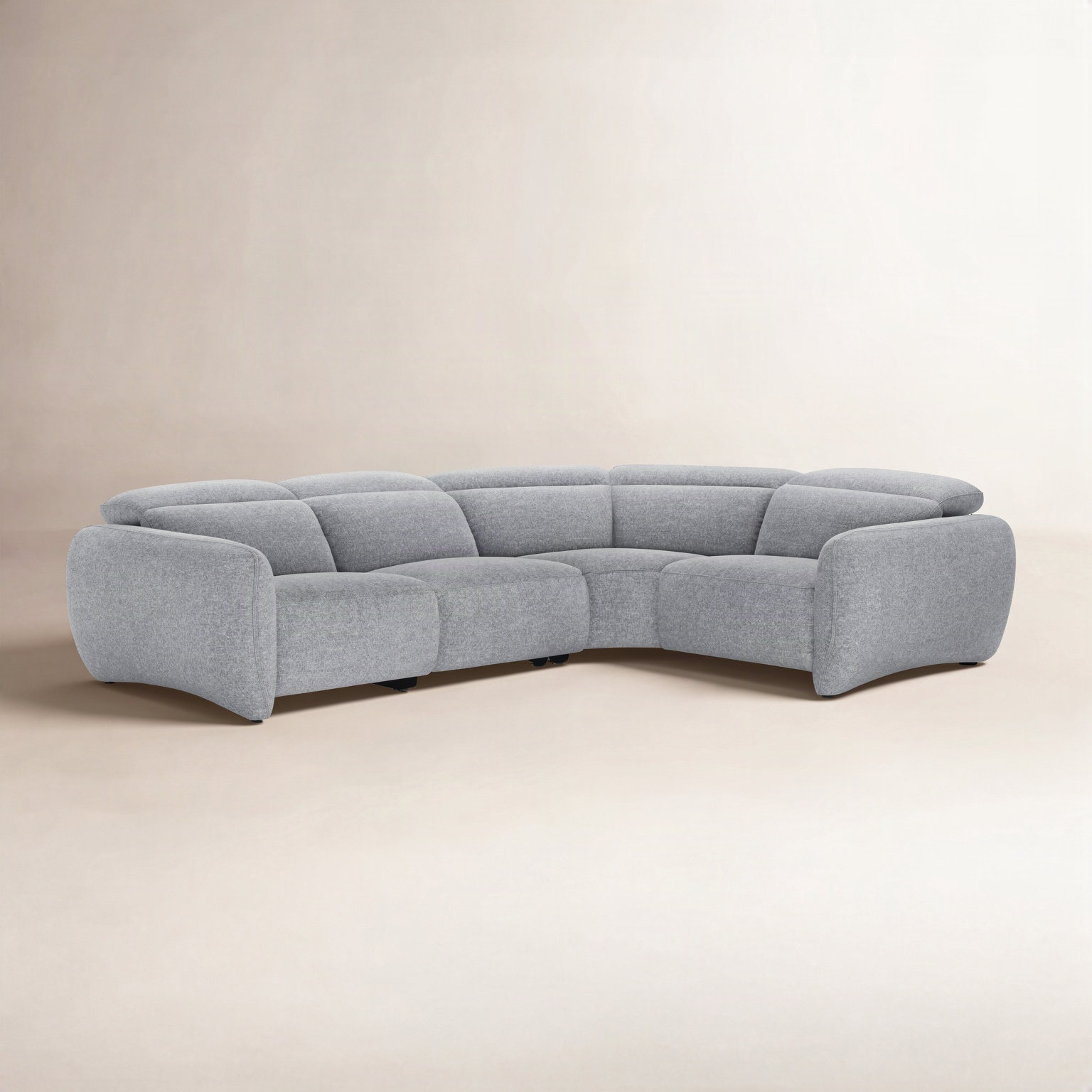 Astro Modular Sectional, Nathan Gray Polyester