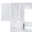 Lit escamotable Murphy avec placard et tiroirs-596820832