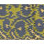 Flatweave Wool Ikat Area Rug in Green And Multi