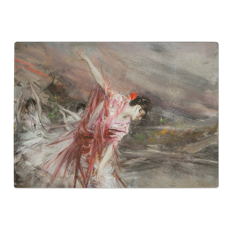 The Spanish Dancer by Giovanni Boldini Chopping Board, 0.4cm H x 20cm W x 28.5cm L