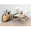 Edgewood Solid Wood Base Dining Table