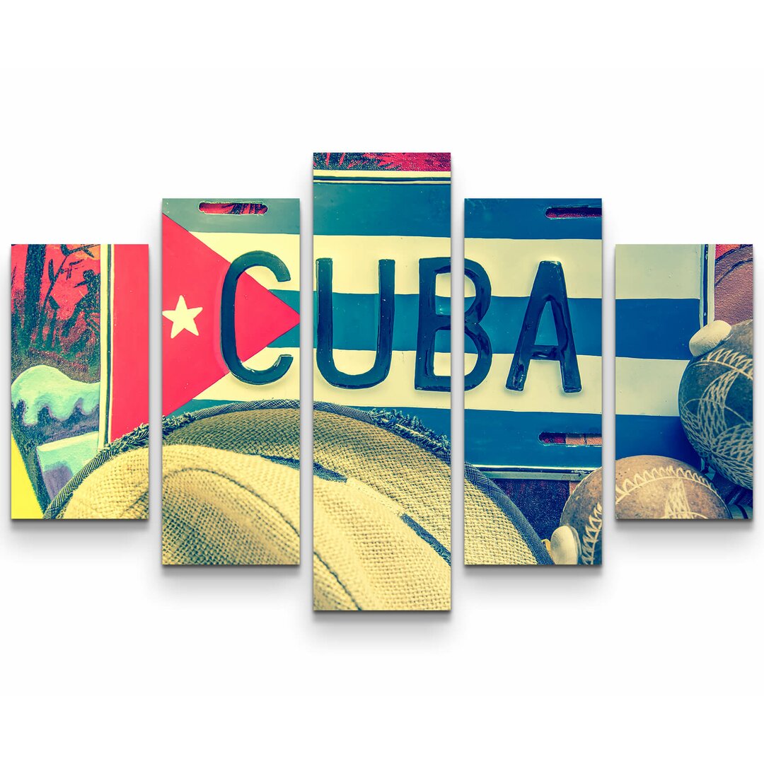 5-tlg. Leinwandbilder-Set Cuba - Havanna