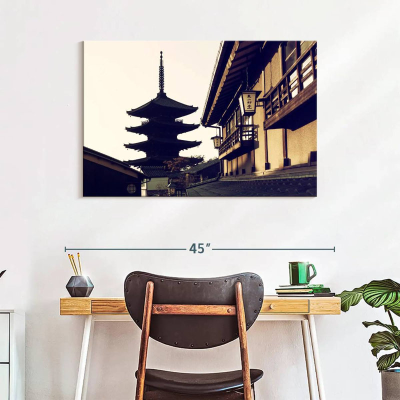 Adella Kofukuji Temple Silhouette, 26" H x 39" W