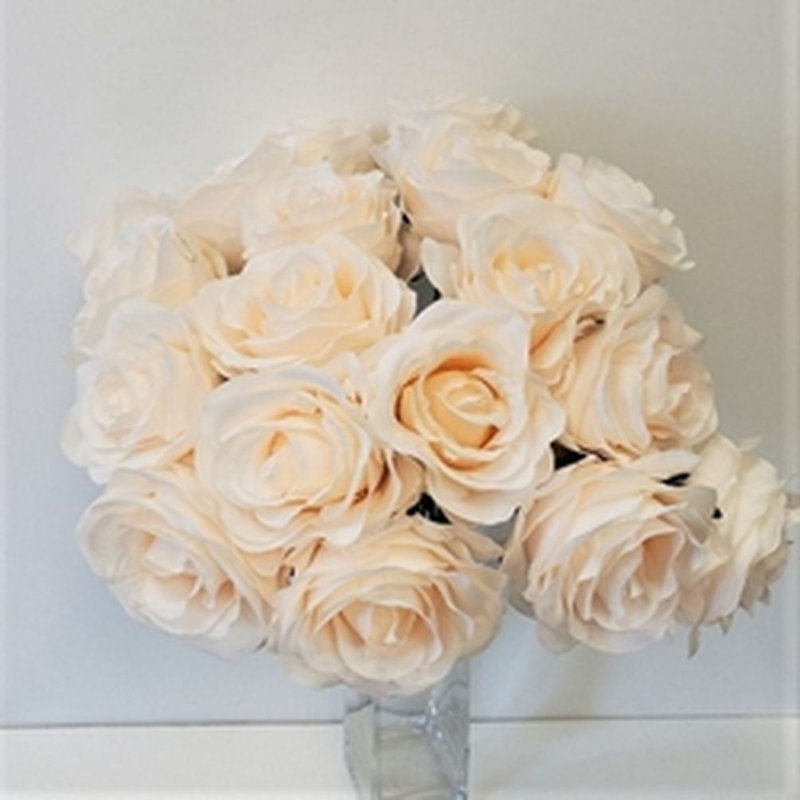 18 fleurs artificielles roses lavande, Champagne