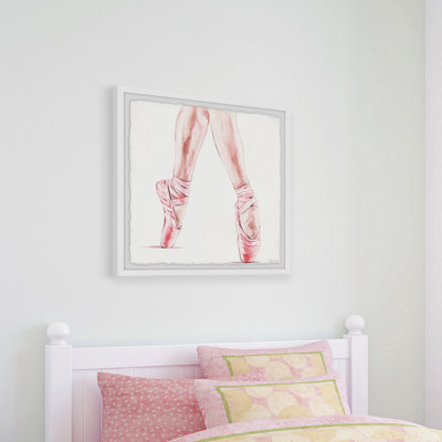 'Toe Stand' Framed Print