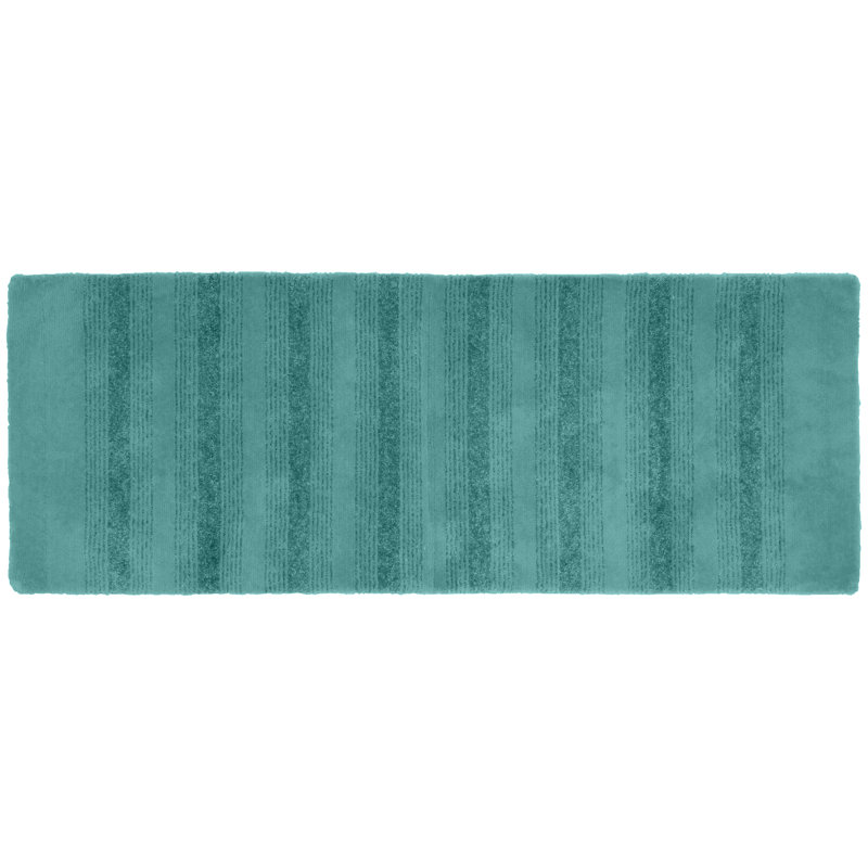 Nylon Bathroom Mat with Non-Slip Appliance Niala, Tapis de couloir 1 pi 10 po x 5 pi, Écume de mer