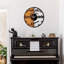 Horloge murale décorative en bois