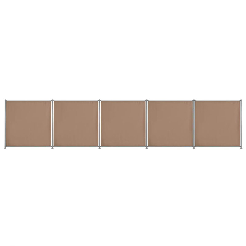 180cm H x 900cm W Taupe Composite Fence Panels
