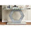 Miroir d'entrée hexagonal en cristal Sparkling