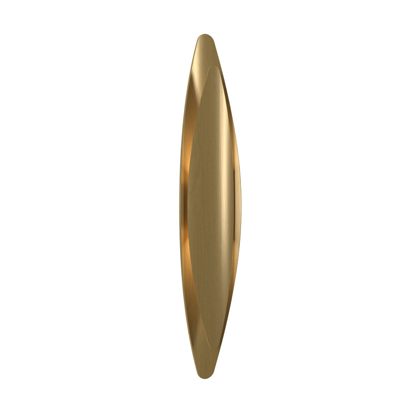Leaf 2 - Light Flush Mounted Sconce, Organic Gold