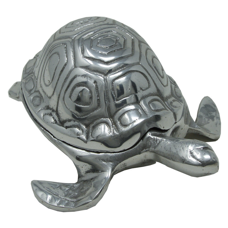Pewter Turtle Trinket Box
