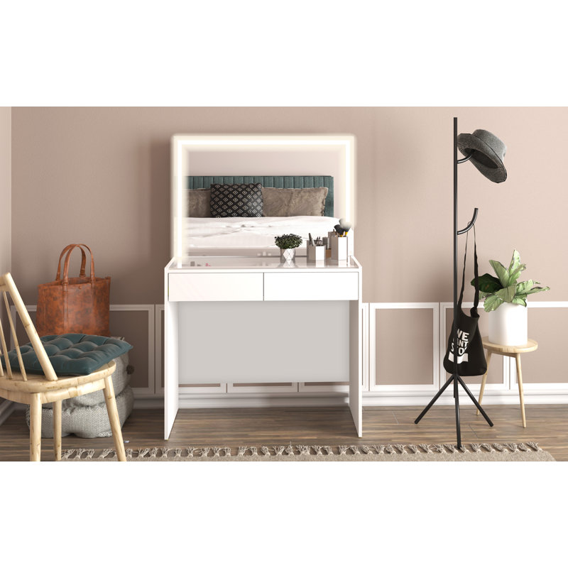 Aguilera Dressing Table with Mirror