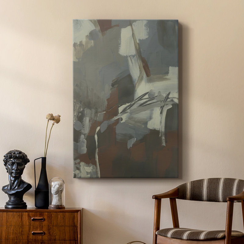 Mudstone Graffiti I - galerie sur mesure, H 27 po x l 18 po