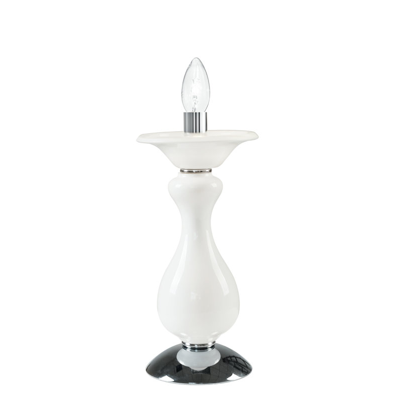 Ferrante Glass Torchiere Lamp