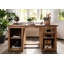 Railway Solid Wood Writing Desk-103844736