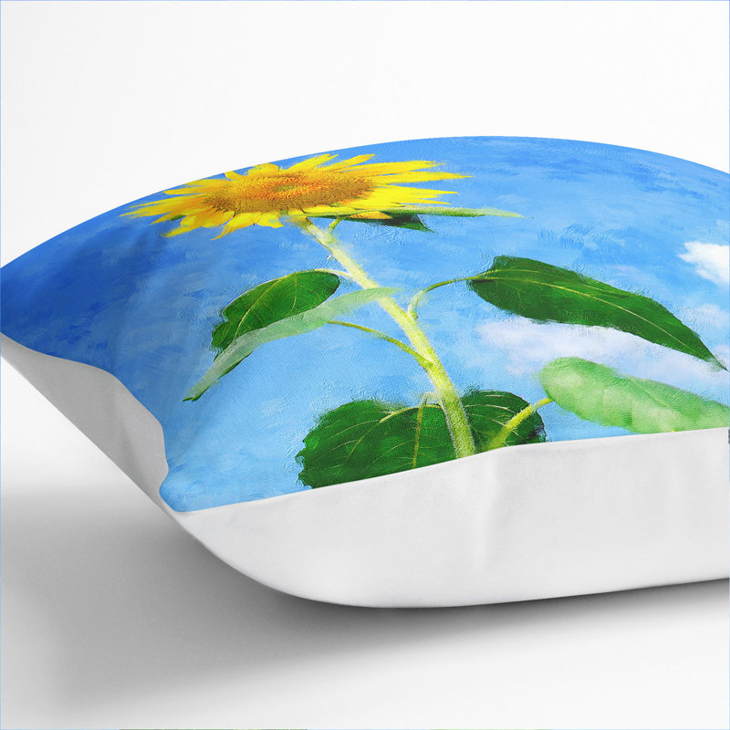 Square Throw Cushion, 55cm H x 55cm W x 20cm D, White