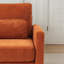 Chaise d'appoint moderne, fauteuil rembourré en chenille-106863210
