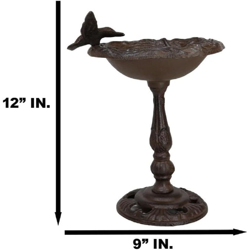 Statue de jardin Tucana colibri planant au-dessus d'un nid