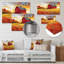  «Autumn Red Barn Breeze III - Art mural de grange-106109832-106109830