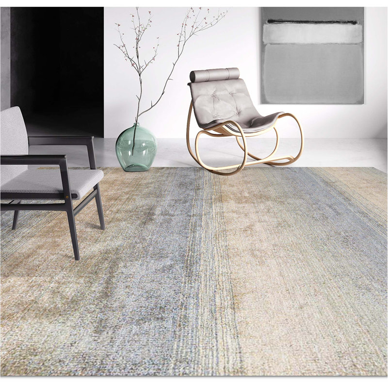 Area Rug in Brown
