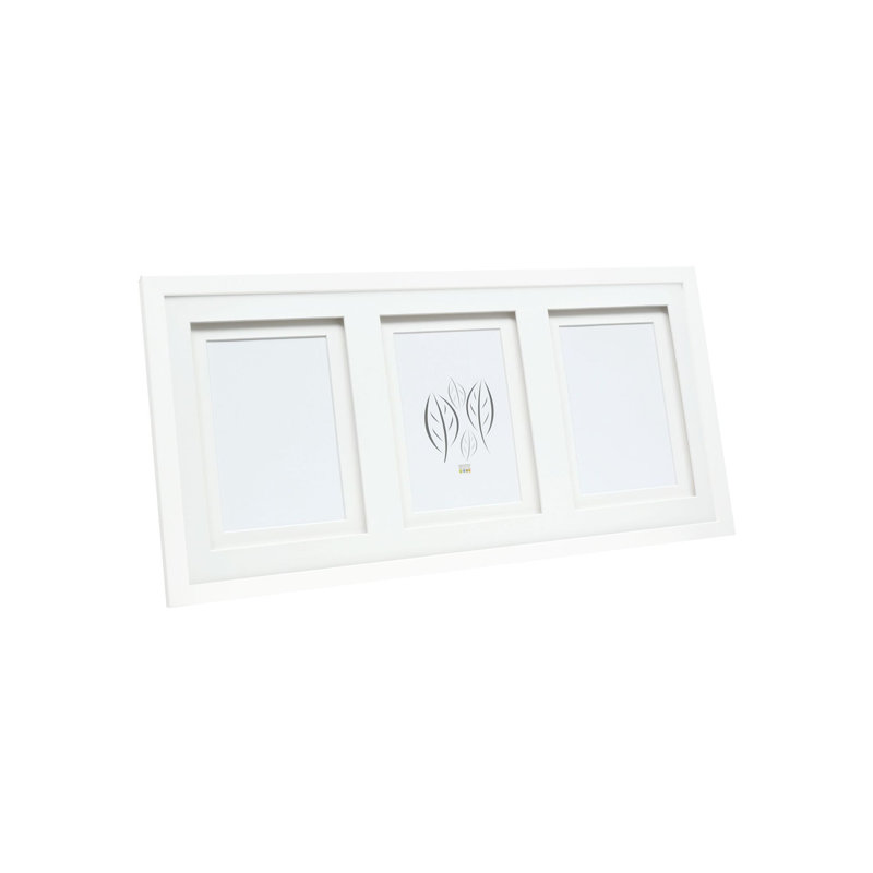 Revat White MDF Picture Frame with Mat, 15 x 20cm