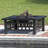 Fire Sense Stonemont Wood Burning Firepit for Camping Included Screen Lift Tool - Square - Black