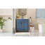 Meuble-lavabo de 30 po avec lavabo en céramique, petite armoire de salle de bain, armoire moderne avec 2 tiroirs et tablette réglable-89276430