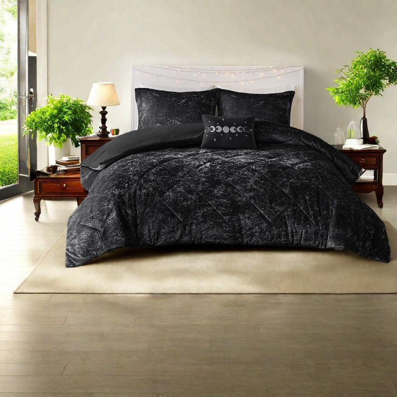 Ensembles de literie de luxe, ensemble de maison moderne en velours de polyester