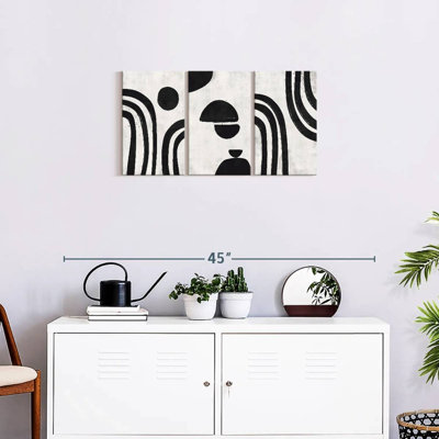 Impression sur toile simple et abstraite