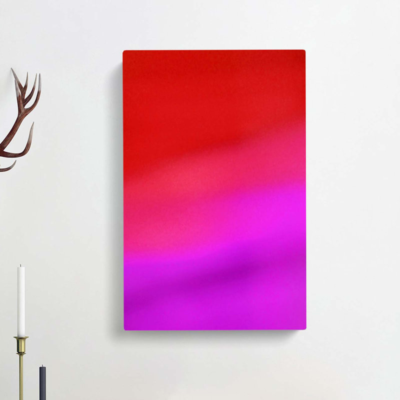 Colour Clash In Abstract - Wrapped Canvas Print, 50cm H x 35cm W x 3cm D
