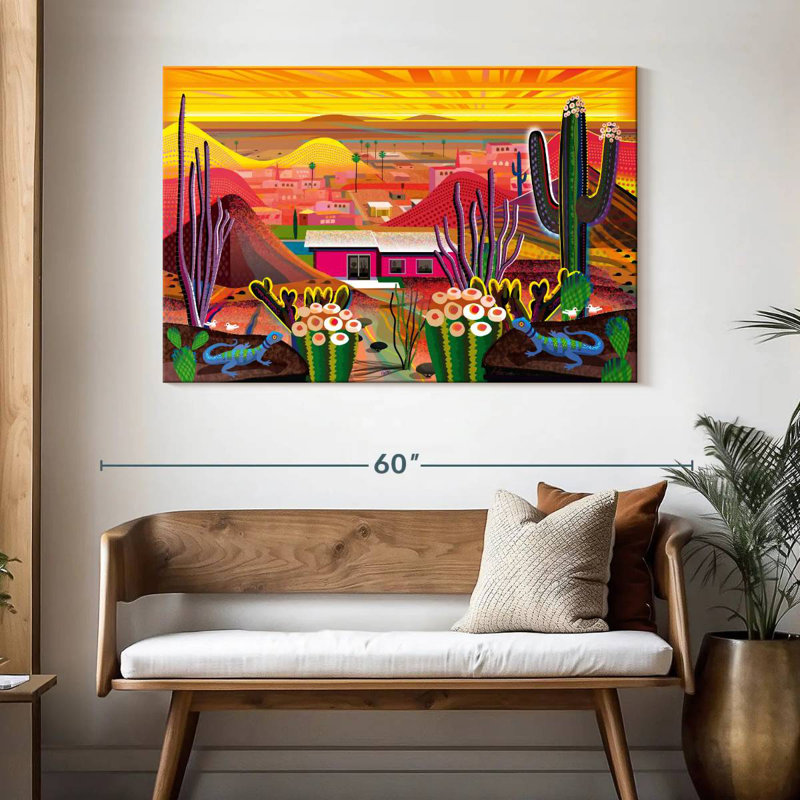 Las Palmas, 32" H x 48" W