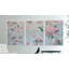 Ensemble d'hortensias roses de trois impressions de l'artiste locale Janet Burrows-67516300-67516302