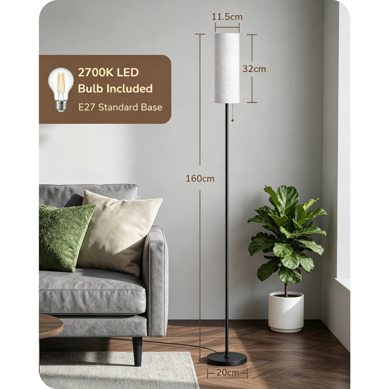 160cm Column Floor Lamp