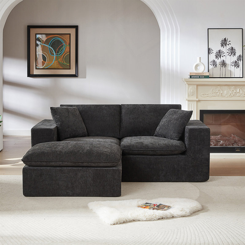Canapé moderne en chenille