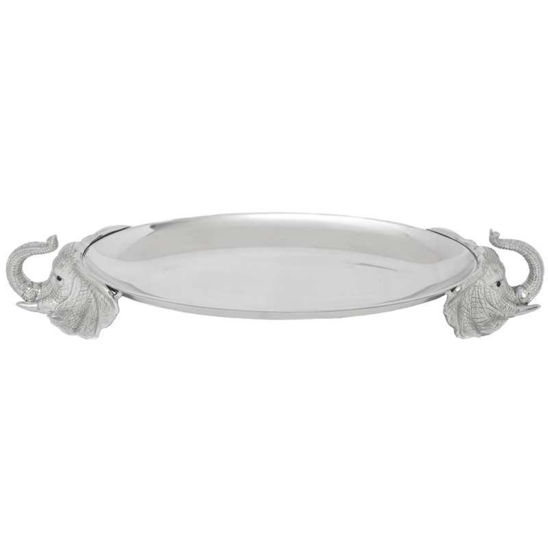 Elephant Metal Decorative Tray