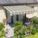 Dakota Fields 300cm W x 250cm D Fabric Cover Retractable Patio Awning